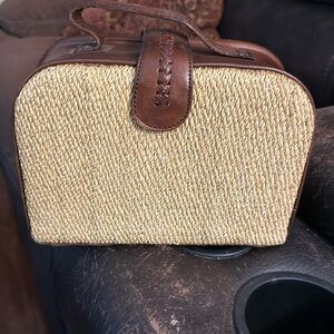 Elliot Lucca straw handbag